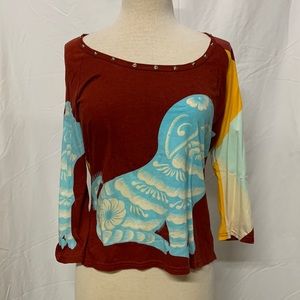 Custo Barcelona long sleeve t shirt size 4